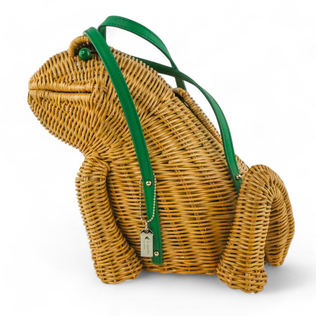 Wicker Frog "Spring Forward" Handbag