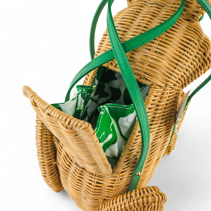 Wicker Frog "Spring Forward" Handbag