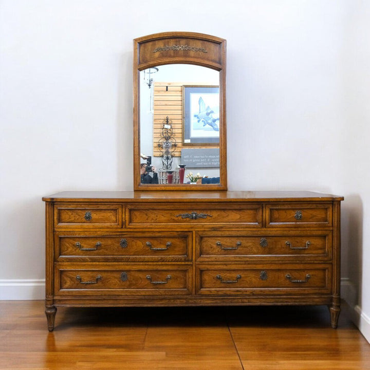 Antique Dresser with Mirror