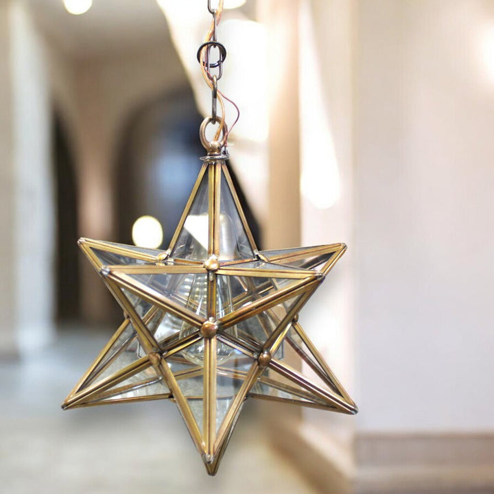 Orig Price $769 - Morovian Star Pendant Light