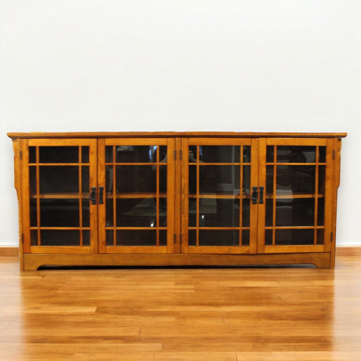 Orig Price $1590 - Credenza w/ Glass Doors