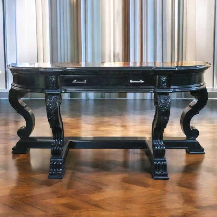 Orig Price $2500 - Custom Painted Console Table