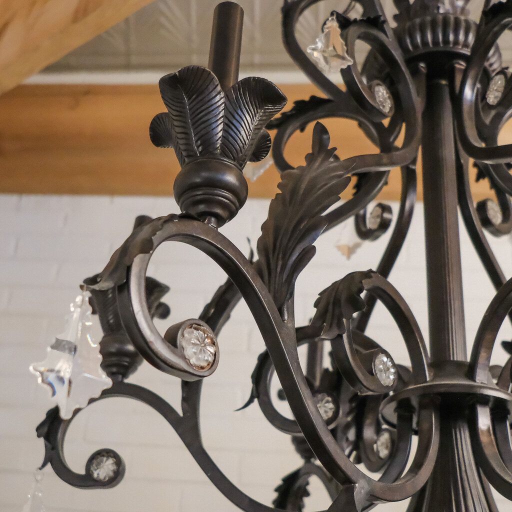 Ornate Metal Chandelier