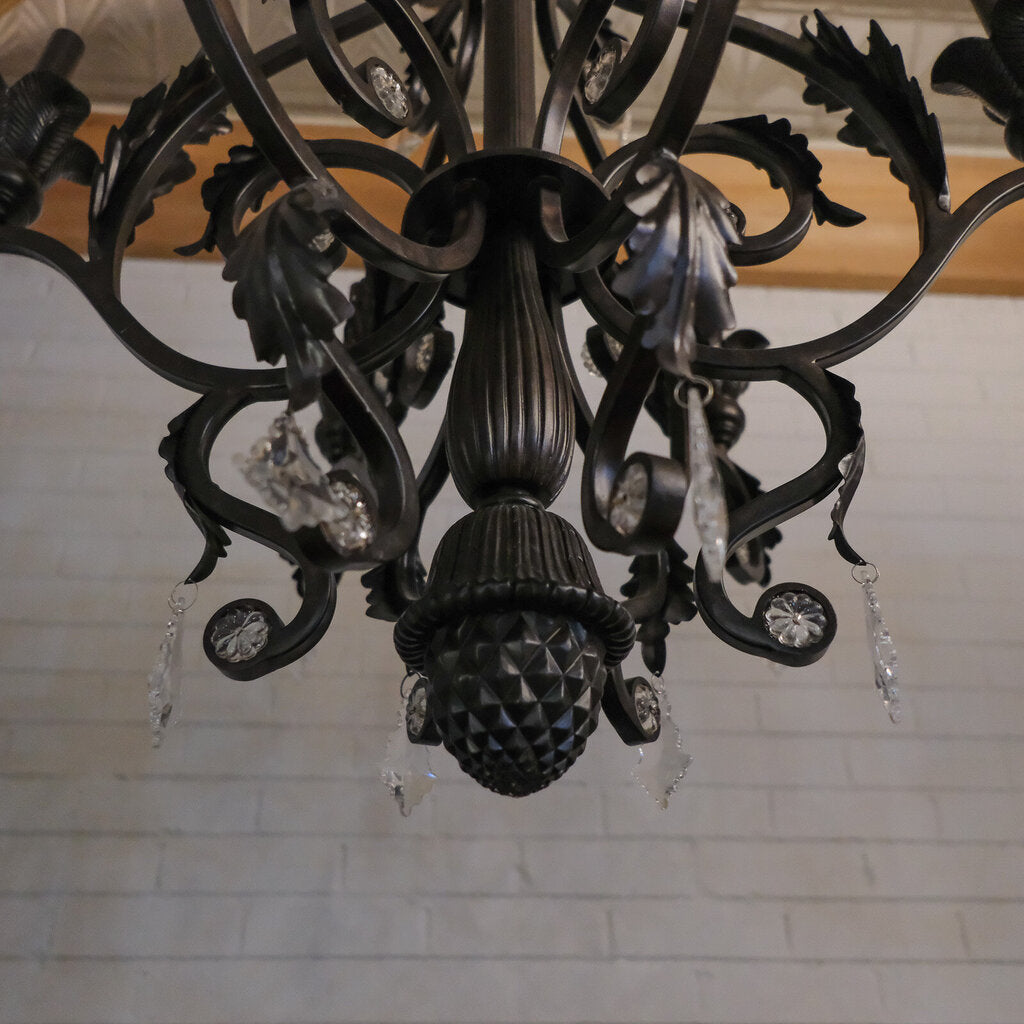 Ornate Metal Chandelier