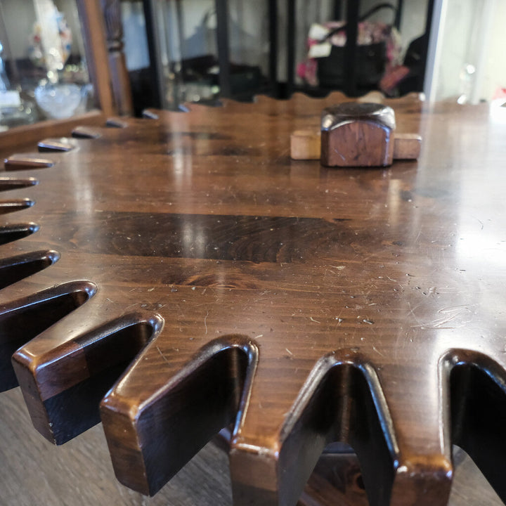 Vintage "Old Tavern" Cogwheel Table