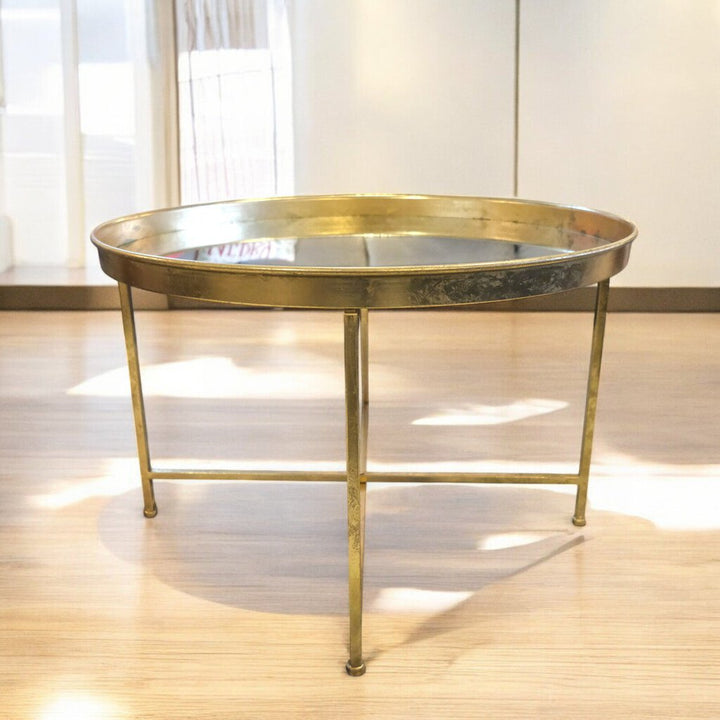 Orig. Price $750 - Round Mirrored Cocktail Table