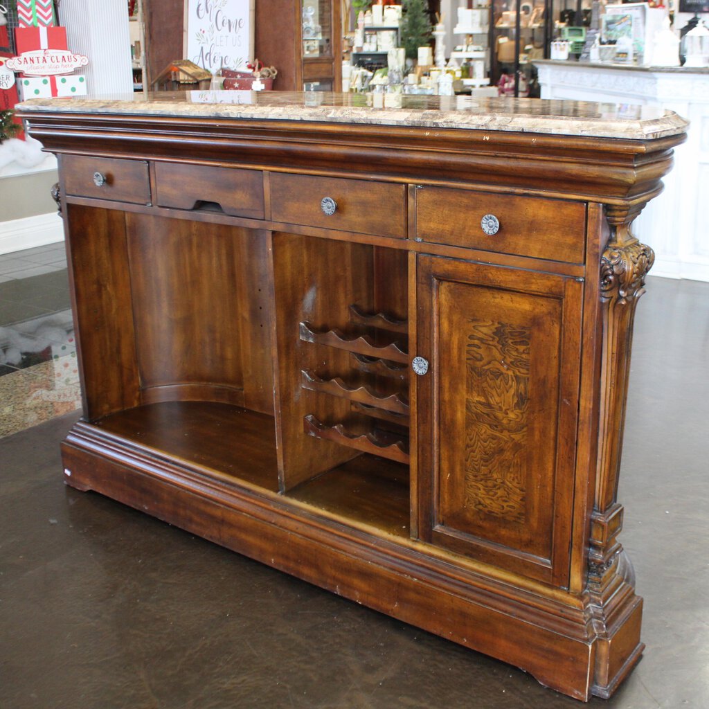 Bar W/ Marble Top