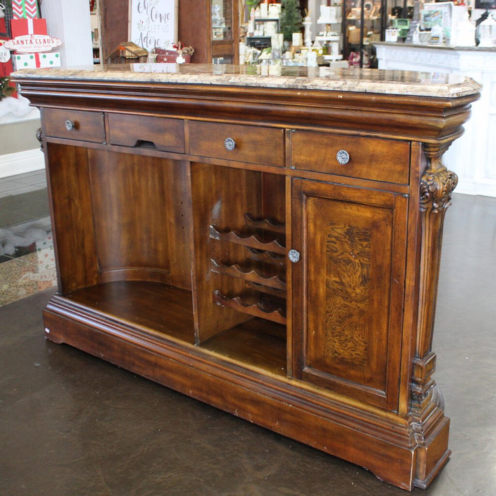 Bar W/ Marble Top