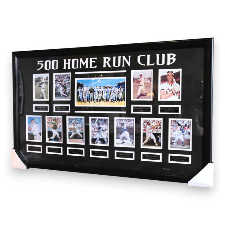 500 Home Run Club Autographed Collage Artwork