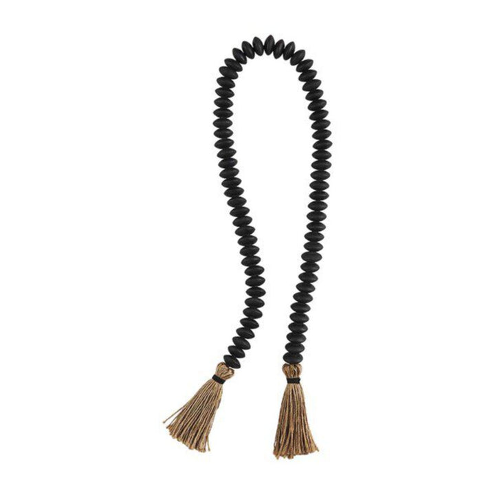 Black Decor Beads w/Tassel