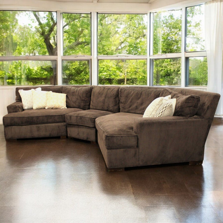 Orig Price $7000 - 3 Piece Curved Sectional