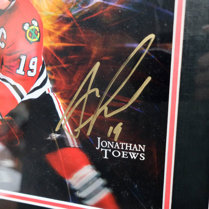 "Dual Collage" - Patrick Kane 88 & Jonathan Toews 19 of the Chicago Blackhawks - COA - Signed