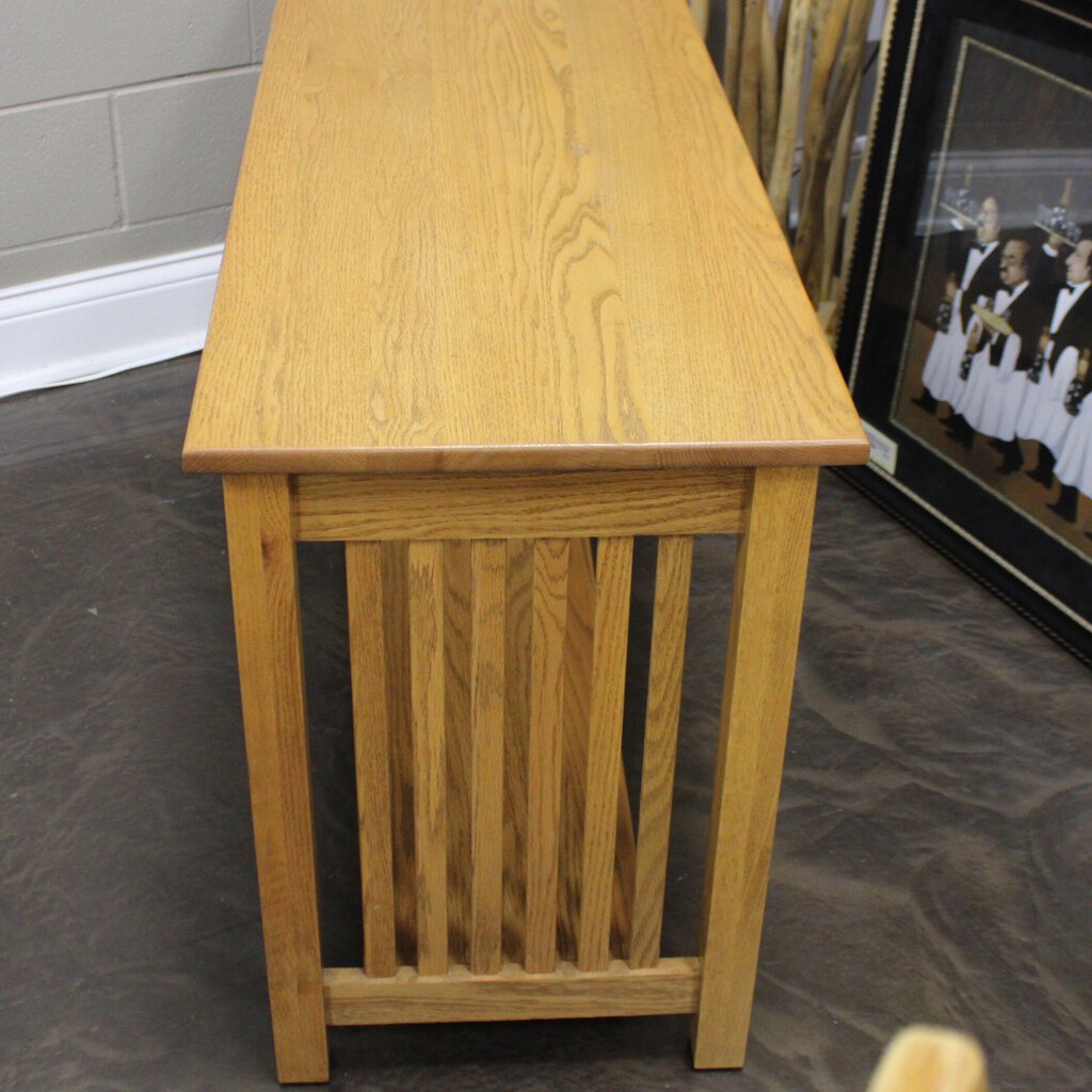 Orig Price $850 - Mission Style Sofa Table