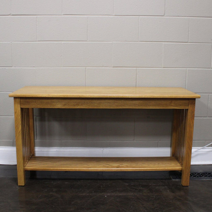 Orig Price $850 - Mission Style Sofa Table