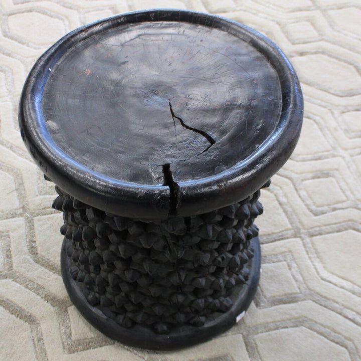 Orig Price $149 - Wood Carved Stool