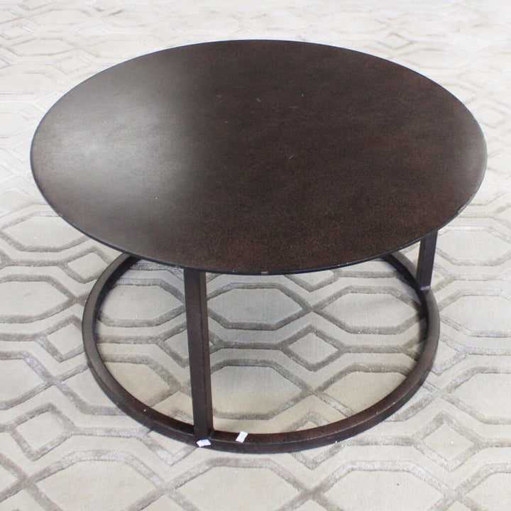 Orig Price $549 - Round Metal Cocktail Table