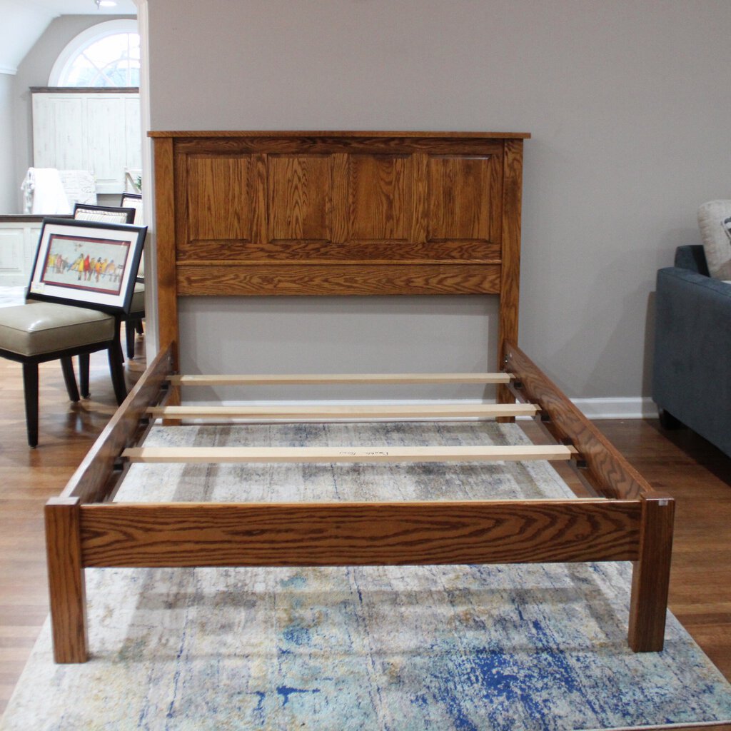 Full Oak Bed Frame