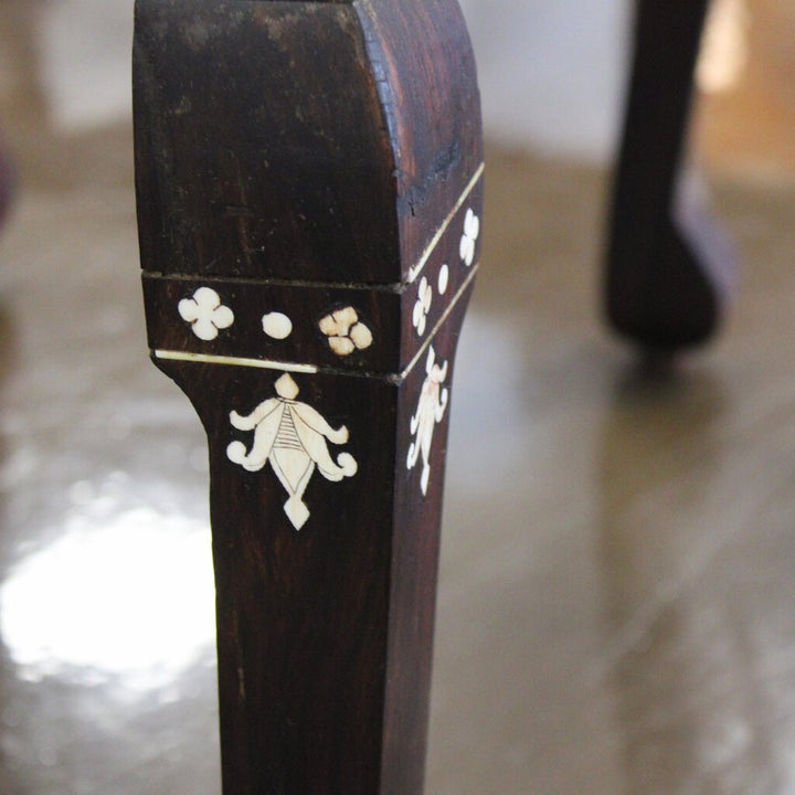 Rectangular Wood Table w/ Inlay