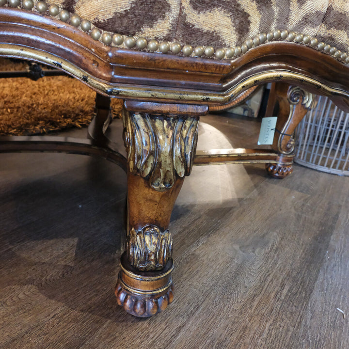 Orig Price $800 - Tufted Zebra Ottoman