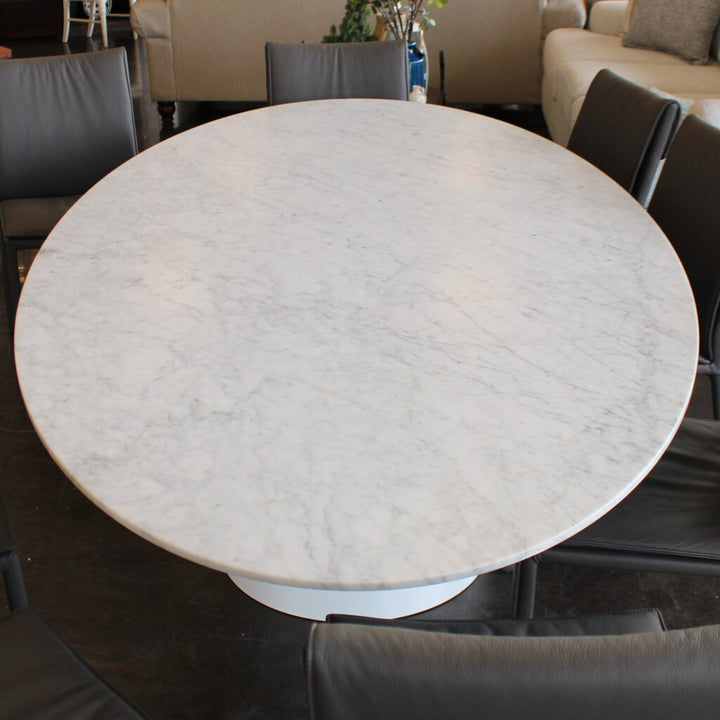 Orig Price $2000 - Oval Marble Dining Table