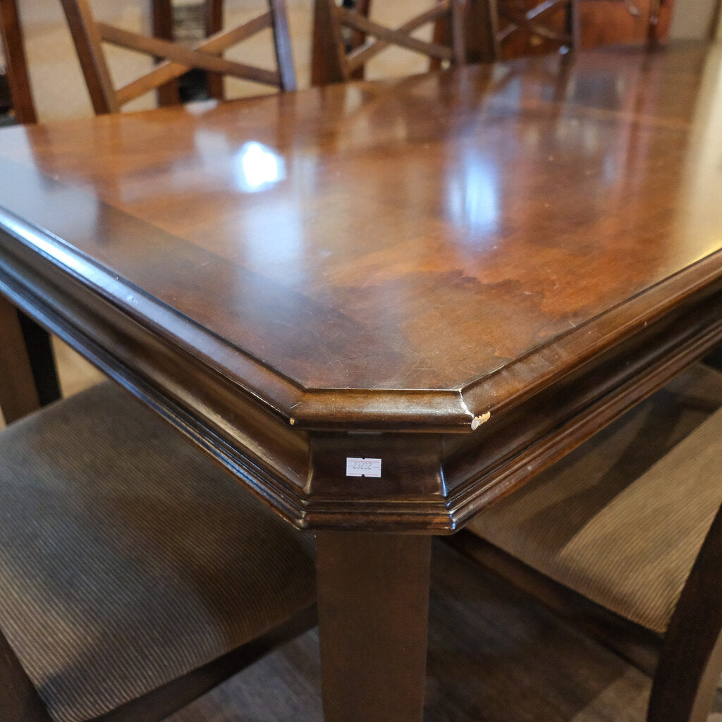 Orig. Price $1,800 - Dining Table w/ 8 Chairs & Leaf