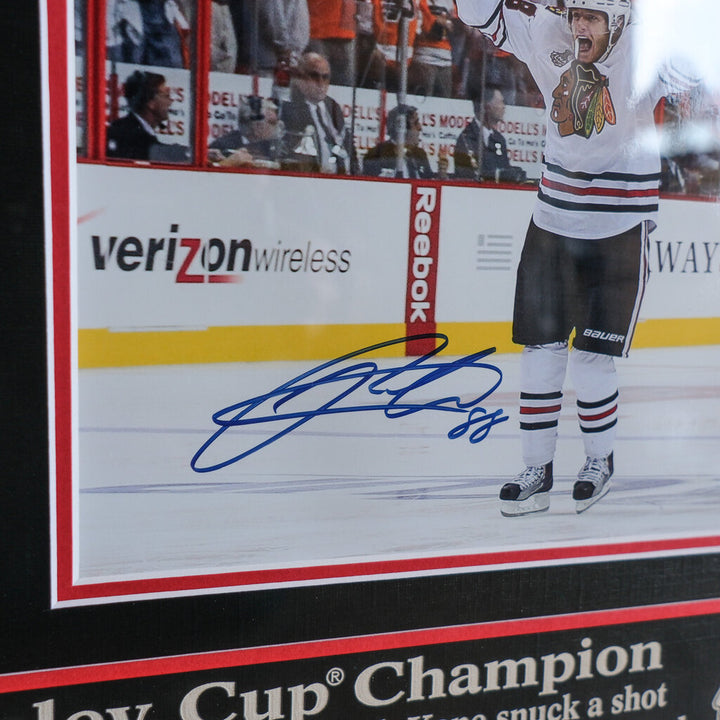 Signed Patrick Kane 2010 Stanley Cup