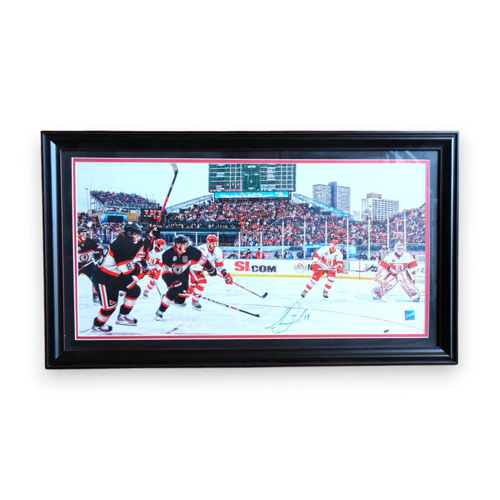 Blackhawks Jonathon Toews Winter Classic Art Print