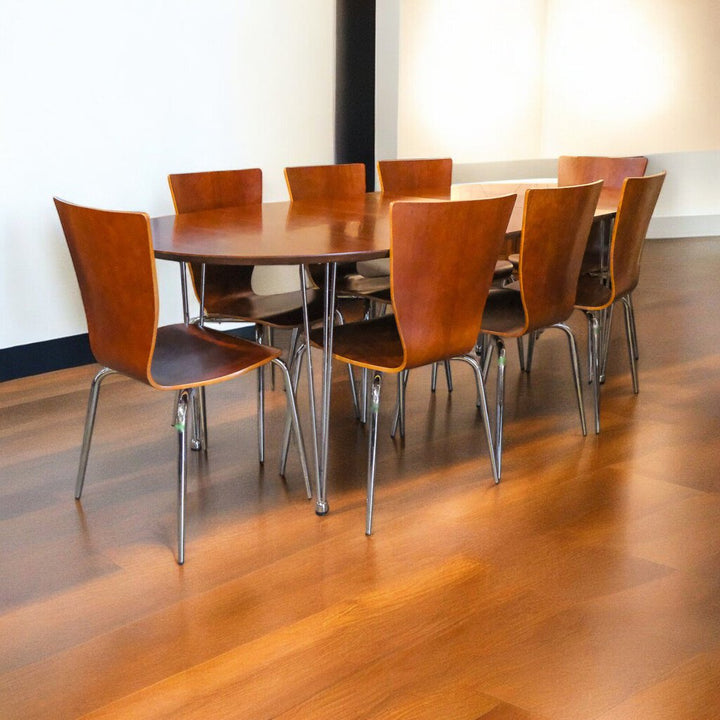 Orig Price $2399 - Modern Dining Table with 8 Chairs