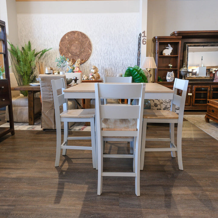 High Top Table with 4 Stools