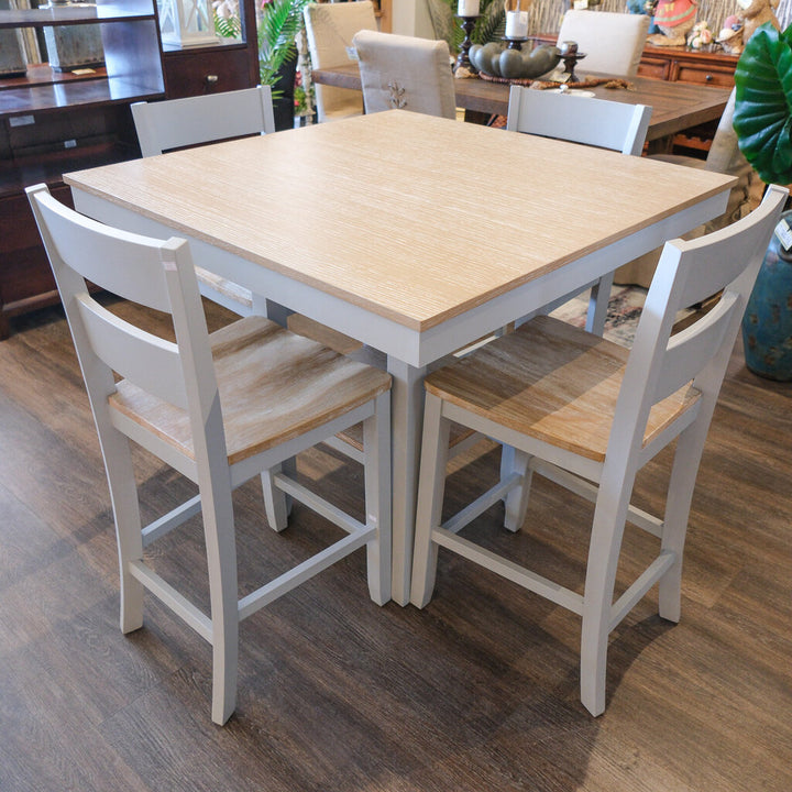 High Top Table with 4 Stools