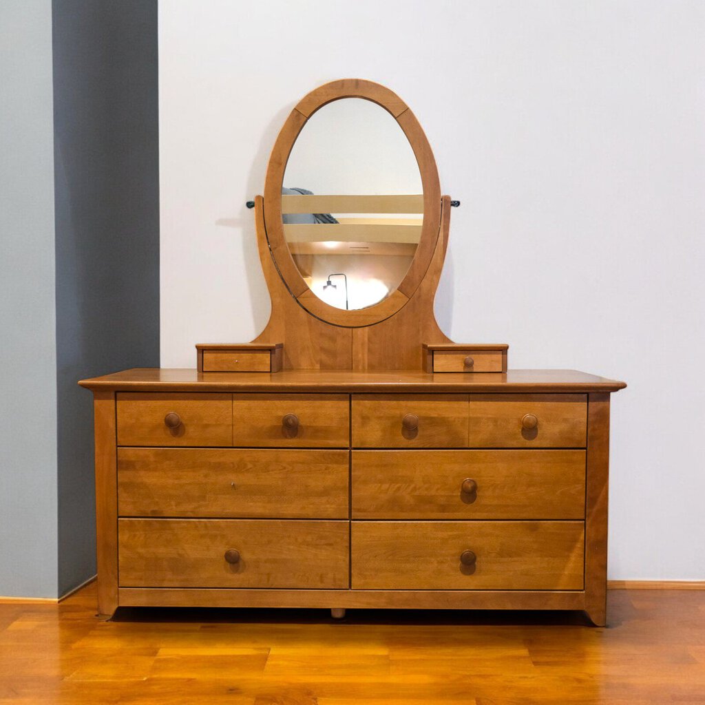 Orig Price $2000 - 6 Drawer Dresser with Mirror