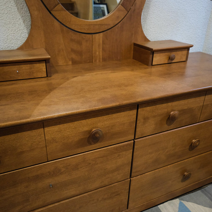 Orig Price $2000 - 6 Drawer Dresser with Mirror