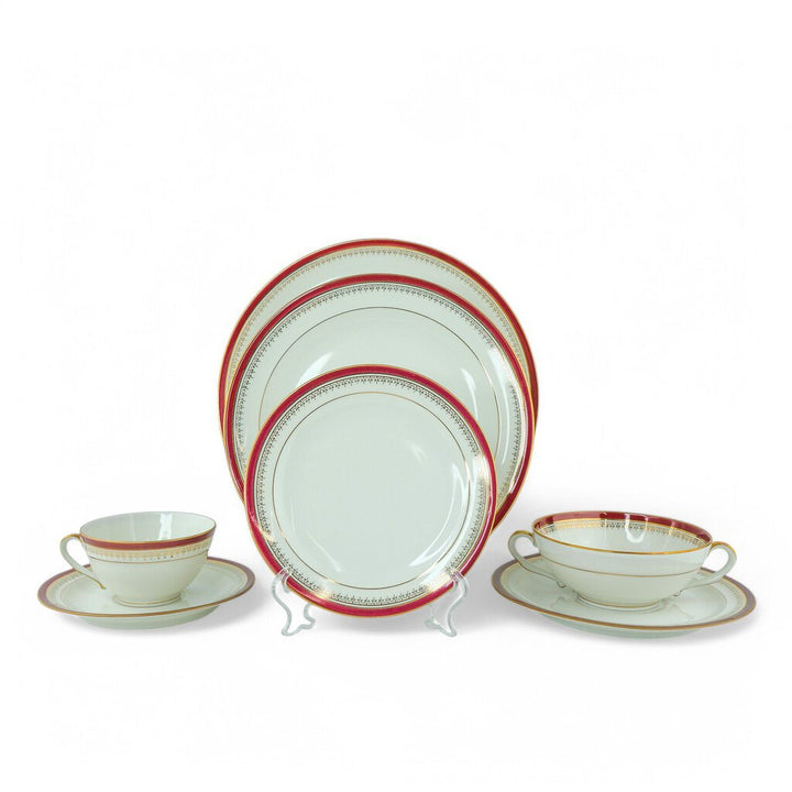 7 pc Place Setting for 10 + extras & Serving Pieces