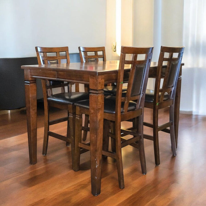 Orig Price $900 - High top Table with 4 Chairs