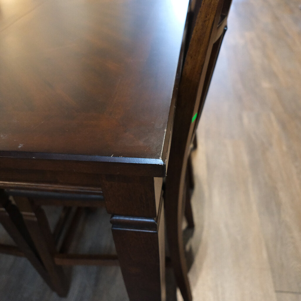 Orig Price $900 - High top Table with 4 Chairs