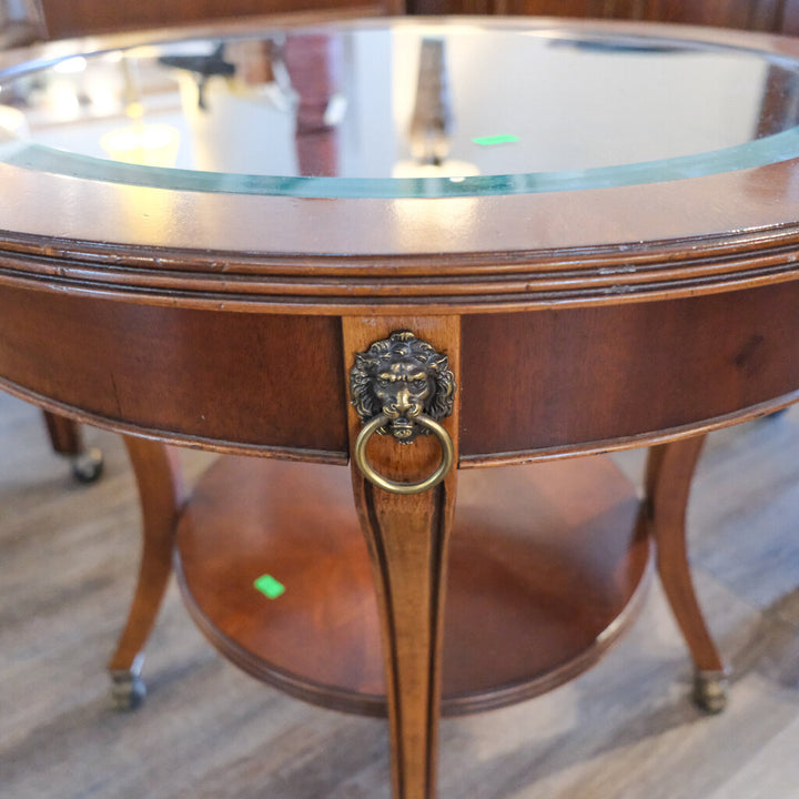 Orig Price $900 - Traditional Round End Table