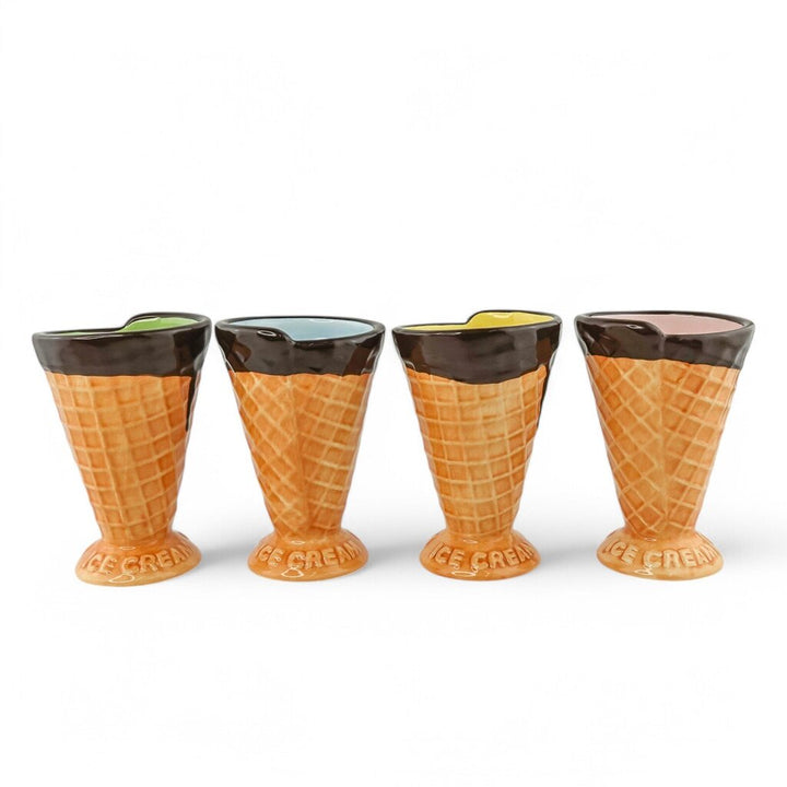 Set of 4 Ice Cream Cups