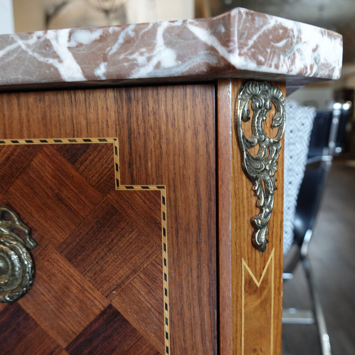 French Marquetry Gustavian Commode