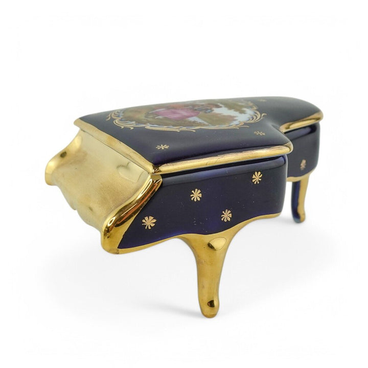 Lidded Piano Trinket Box