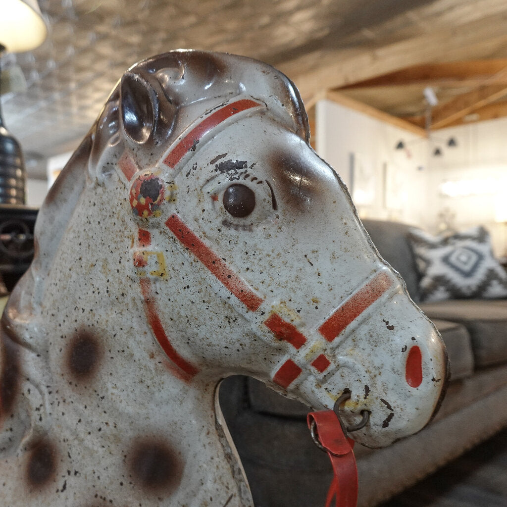 Antique "Mobo Bronco" Children's Riding Horse