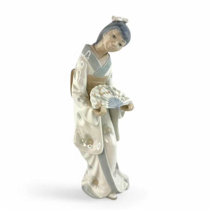 Vintage "Geisha Girl with Fan"