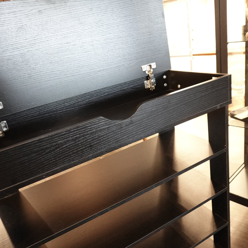 5 Shelf Lift Top Shoe Rack