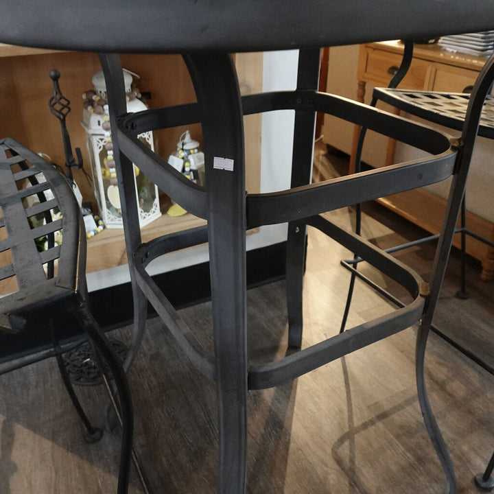 3 pc Bar Height Bistro Table Set