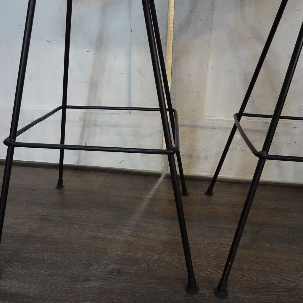 Pair of Vintage Designer MCM Raymar Bar Stools circa 1950s