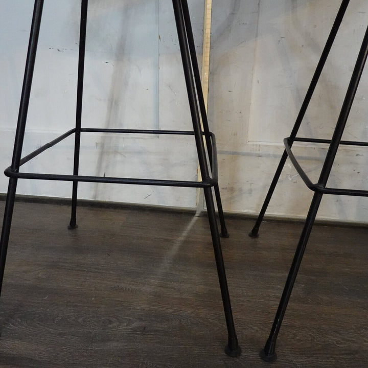 Pair of Vintage Designer MCM Raymar Bar Stools circa 1950s