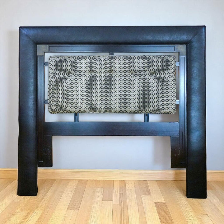 Orig Price $1400 - Leather and Upholstry Oversized King Headboard