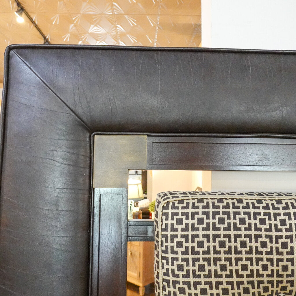 Orig Price $1400 - Leather and Upholstry Oversized King Headboard