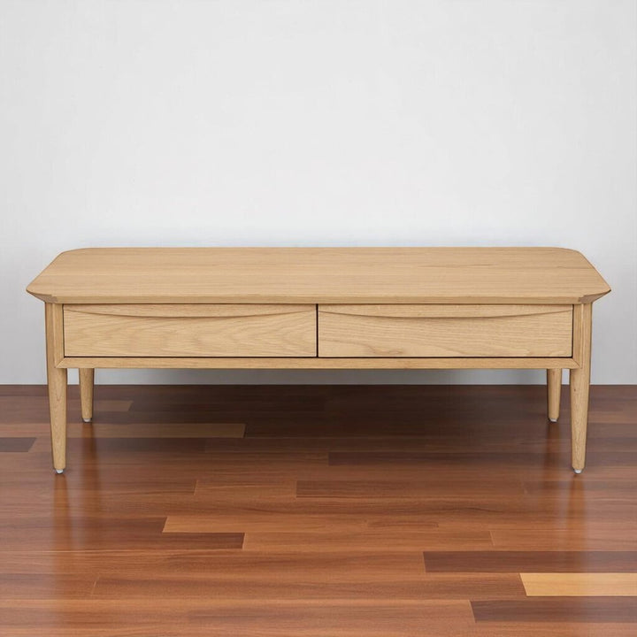 (BRAND NEW) Lenia Storage Coffee Table - White Oak