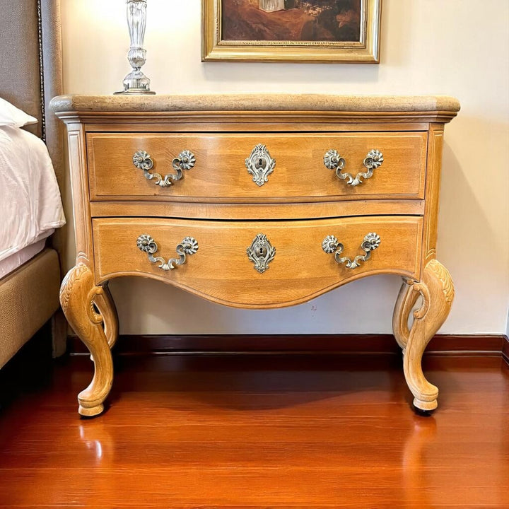 Orig Price $1200 - Stone Top Nightstand