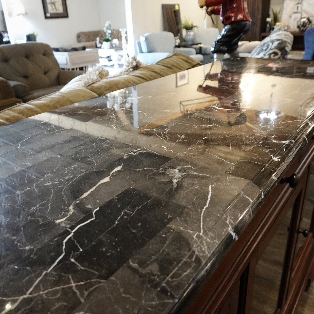 Marble Top Wine Cabinet